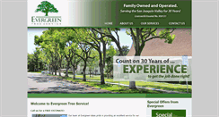 Desktop Screenshot of evergreentreeservice.com